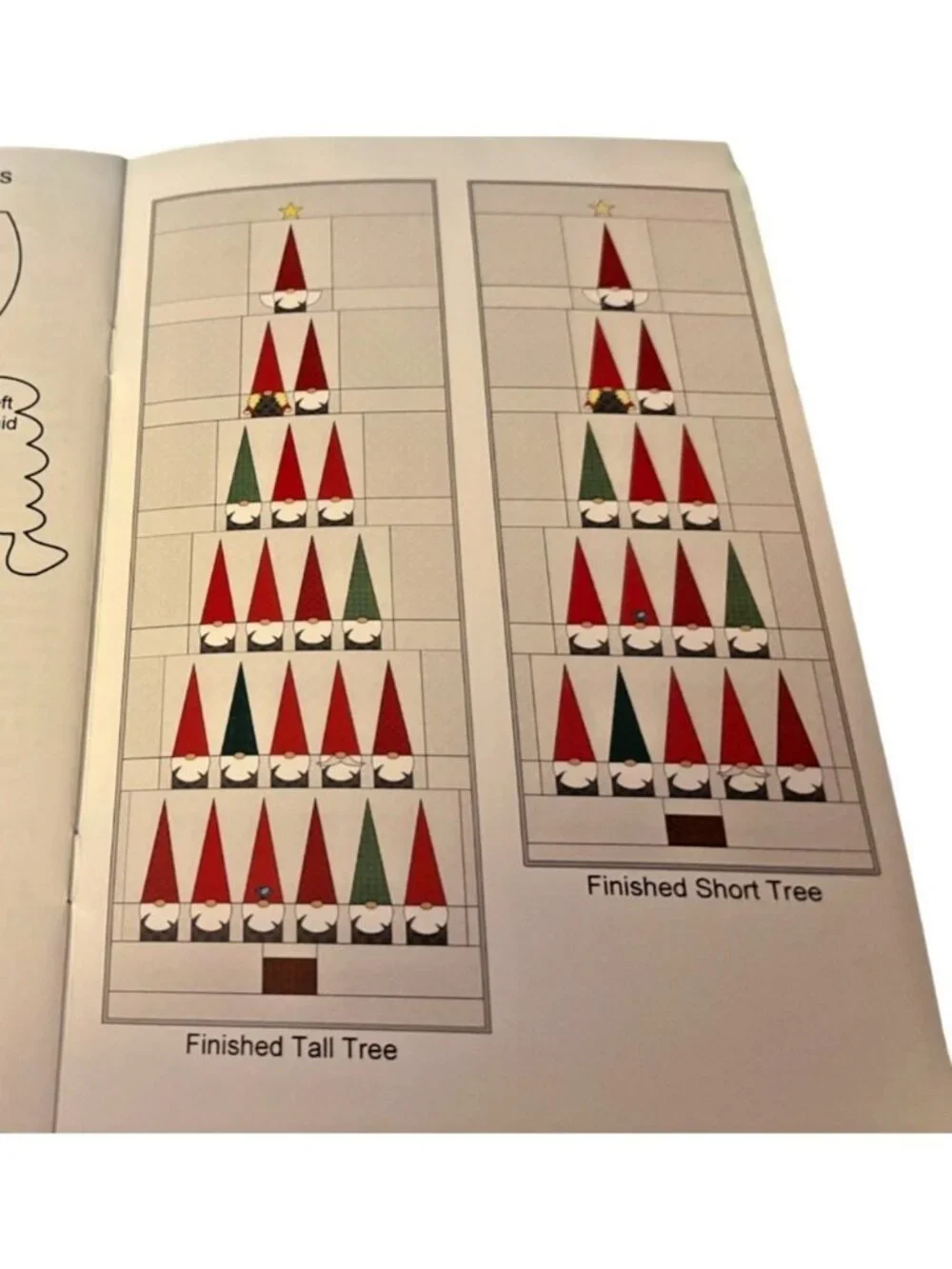Oh Christmas Gnomes Quilt Pattern Around The Bobbin Short 45X16.5